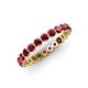 4 - Valerie 2.70 mm Ruby Eternity Band 