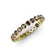 4 - Valerie 2.70 mm Smoky Quartz Eternity Band 