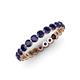 4 - Valerie 3.00 mm Blue Sapphire Eternity Band 