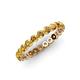 4 - Valerie 3.00 mm Citrine Eternity Band 