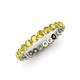 4 - Valerie 3.00 mm Yellow Sapphire Eternity Band 