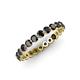 4 - Valerie 3.00 mm Black Diamond Eternity Band 