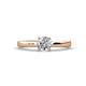 1 - Annora Forever Brilliant Moissanite Solitaire Engagement Ring 