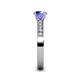 5 - Ronia Classic Tanzanite and Diamond Engagement Ring 