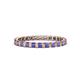 1 - Clarissa 2.50 mm Princess Cut Tanzanite Eternity Band 