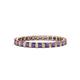 1 - Clarissa 2.50 mm Princess Cut Iolite Eternity Band 