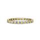 1 - Clarissa 2.50 mm Princess Cut Diamond Eternity Band 