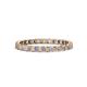 1 - Clarissa 2.50 mm Princess Cut Diamond Eternity Band 