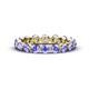 1 - Valerie 3.50 mm Tanzanite Eternity Band 