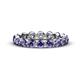 1 - Valerie 3.50 mm Iolite Eternity Band 