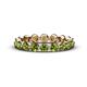 1 - Valerie 3.50 mm Peridot Eternity Band 