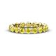1 - Valerie 3.50 mm Yellow Sapphire Eternity Band 