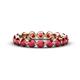 1 - Valerie 3.50 mm Ruby Eternity Band 