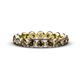 1 - Valerie 3.50 mm Smoky Quartz Eternity Band 