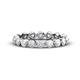 1 - Valerie 3.50 mm White Sapphire Eternity Band 