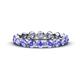 1 - Valerie 3.50 mm Tanzanite Eternity Band 