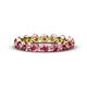 1 - Valerie 3.50 mm Pink Tourmaline Eternity Band 