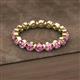 2 - Valerie 3.50 mm Pink Tourmaline Eternity Band 
