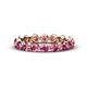 1 - Valerie 3.50 mm Pink Tourmaline Eternity Band 