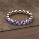 2 - Valerie 3.50 mm Iolite Eternity Band 