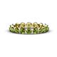 1 - Valerie 3.50 mm Peridot Eternity Band 