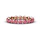 1 - Valerie 3.50 mm Rhodolite Garnet Eternity Band 