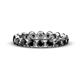 1 - Valerie 3.50 mm Black Diamond Eternity Band 