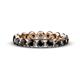 1 - Valerie 3.50 mm Black Diamond Eternity Band 