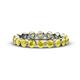 1 - Valerie 3.50 mm Yellow Sapphire Eternity Band 