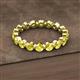 2 - Valerie 3.50 mm Yellow Sapphire Eternity Band 