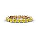 1 - Valerie 3.50 mm Yellow Sapphire Eternity Band 