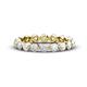 1 - Valerie 3.50 mm White Sapphire Eternity Band 