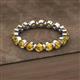 2 - Valerie 3.50 mm Citrine Eternity Band 