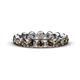 1 - Valerie 3.50 mm Smoky Quartz Eternity Band 