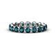 1 - Valerie 3.50 mm London Blue Topaz Eternity Band 