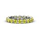 1 - Valerie 3.50 mm Yellow Diamond Eternity Band 