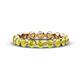 1 - Valerie 3.50 mm Yellow Diamond Eternity Band 