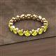2 - Valerie 3.50 mm Yellow Diamond Eternity Band 