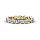 1 - Valerie 3.50 mm Forever One Moissanite Eternity Band 