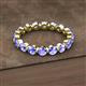 2 - Valerie 3.50 mm Tanzanite Eternity Band 