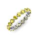 3 - Valerie 3.50 mm Yellow Sapphire Eternity Band 