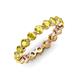 3 - Valerie 3.50 mm Yellow Sapphire Eternity Band 