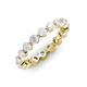 3 - Valerie 3.50 mm White Sapphire Eternity Band 