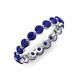3 - Valerie 3.50 mm Blue Sapphire Eternity Band 