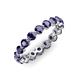 3 - Valerie 3.50 mm Iolite Eternity Band 