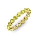 3 - Valerie 3.50 mm Yellow Diamond Eternity Band 