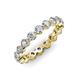 3 - Valerie 3.50 mm Forever One Moissanite Eternity Band 