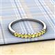 2 - Clara 2.40 mm Yellow Sapphire 10 Stone Wedding Band 
