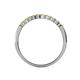 5 - Clara 2.40 mm Yellow Sapphire 10 Stone Wedding Band 