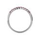 5 - Clara 2.40 mm Ruby 10 Stone Wedding Band 